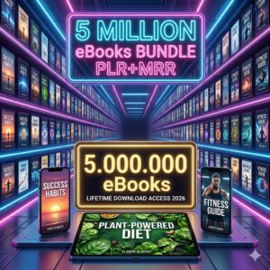 The 2026 Passive Income Goldmine: Access 5 Million Resellable eBooks & Keep 100% Profits