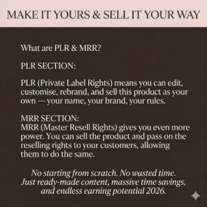 "The 2026 Faceless Creator Starter Kit: Premium DFY Templates with Master Resell Rights (MRR)"
