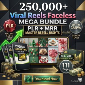 Ultimate 250,000+ Faceless Viral Reels Mega Bundle (2026 Edition)