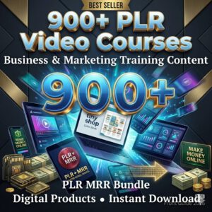 900+ Professional Business Video Courses | PLR MRR Resell Rights