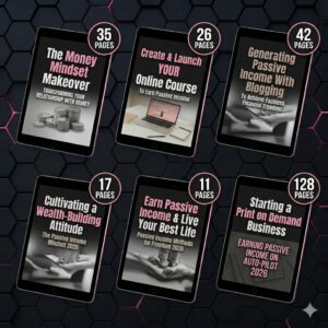 "The 2026 Passive Income Master Vault: 12+ High-Ticket MRR eBooks to Launch Your Digital Empire!"