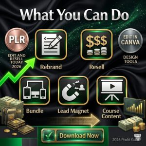 "Make Money Online Masterclass: 111-Page Canva Editable Ebook with Full Resell Rights for Passive Income Success!"