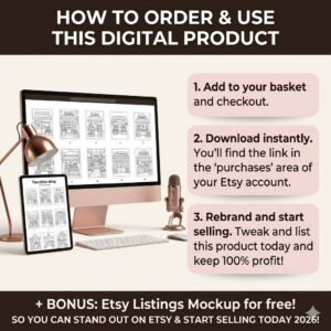 "The Tiny Shops Coloring Adventure: 150-Page Master Bundle with Full PLR & MRR Resell Rights!"