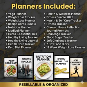The Ultimate 20+ Fitness Planners PLR/MRR Mega Bundle