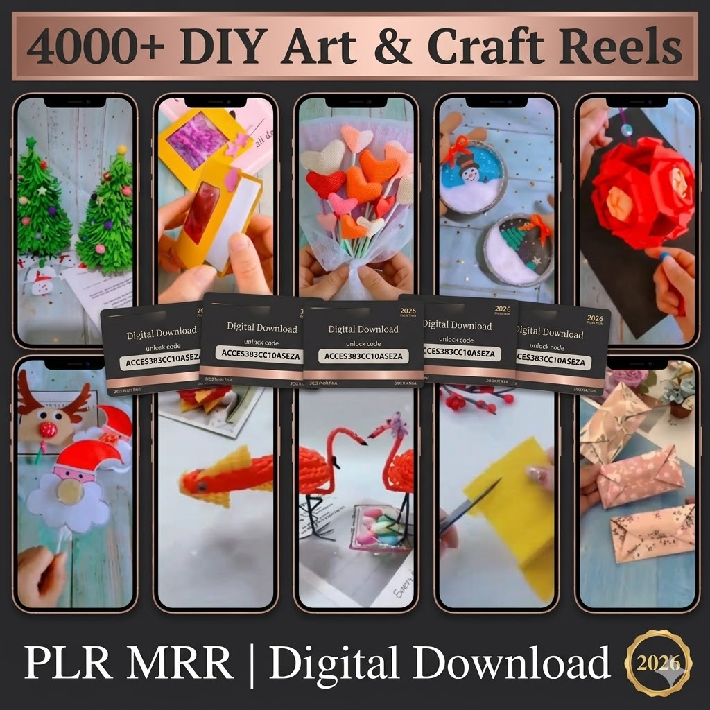 "Launch Your Art & Craft Empire: 2026 Master Bundle of 4000+ Premium Shorts for Instagram, TikTok & YouTube!" - Image 5