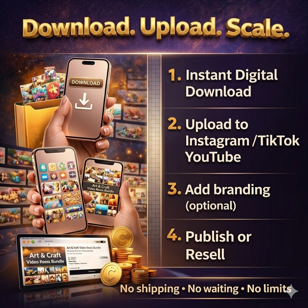 "Launch Your Art & Craft Empire: 2026 Master Bundle of 4000+ Premium Shorts for Instagram, TikTok & YouTube!" - Image 6