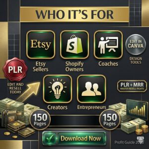 "Make Money Online Masterclass: 111-Page Canva Editable Ebook with Full Resell Rights for Passive Income Success!"