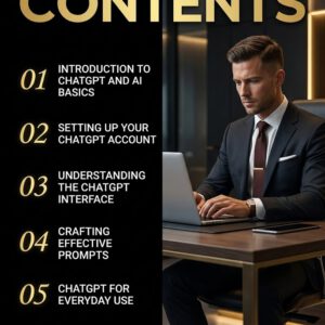 ChatGPT The Beginner's Guide: Learn How to Use AI Like a Pro PLR & MRR Digital Download eBook – Ready to Resell!