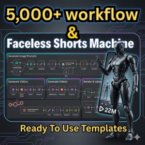 5000+ Automations n8n Workflow + Faceless Video Generator Ai Agents | Chatgpt