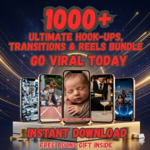 "Ultimate 1000+ Hook Video Vault: High-Conversion Viral Assets for Faceless Channels – Resell & Keep 100% of the Profit!"