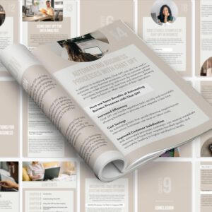 Master AI Marketing: Leverage ChatGPT to Automate Growth and Boost Sales (100% MRR & PLR Rights)