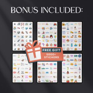 "All-in-One 7500+ Digital Planner Bundle: Business, Fitness, Wellness & Mindset – Fully Editable Canva Templates with Resell Rights!"