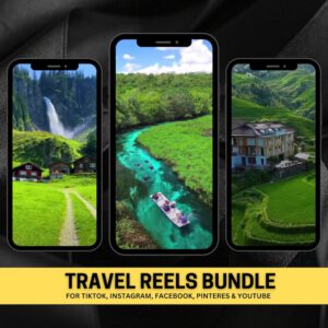 "Ultimate 600+ Faceless Travel Video Bundle: High-Quality Global Destinations for Reels, TikTok & Shorts (100% Profit MRR + PLR)!"