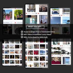 "Ultimate 600+ Luxury Asset Bundle: Premium Millionaire Clips for Instant Social Media Success (Full MRR + PLR Included)!"