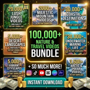 "The Ultimate 100K+ Viral Video Vault: Ready-to-Post AI Content & Trending Reels with Resell Rights – 100% Profit Guaranteed!"