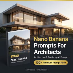 Nano Banana Prompts For Architects, Architecture AI Prompts, Rendering AI Prompts, Architecture Templates PDF