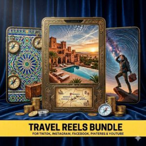 "Ultimate 600+ Faceless Travel Video Bundle: High-Quality Global Destinations for Reels, TikTok & Shorts (100% Profit MRR + PLR)!"