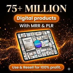 "The World's Largest 75M+ Digital Products Bundle: Commercial MRR + PLR Included – Ready to Rebrand, Resell, and Dominate!"
