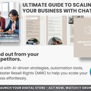 Master AI Marketing: Leverage ChatGPT to Automate Growth and Boost Sales (100% MRR & PLR Rights)