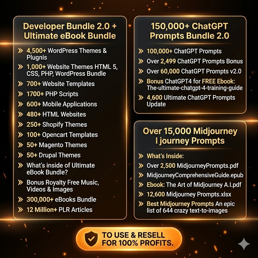 "The World's Largest 75M+ Digital Products Bundle: Commercial MRR + PLR Included – Ready to Rebrand, Resell, and Dominate!" - Image 5