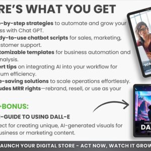 Master AI Marketing: Leverage ChatGPT to Automate Growth and Boost Sales (100% MRR & PLR Rights)
