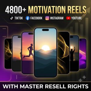 The Ultimate 4,800+ Motivational Reels Bundle: Complete Media Growth Pack [PLR/MRR]