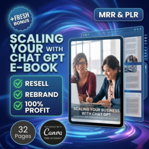 Master AI Marketing: Leverage ChatGPT to Automate Growth and Boost Sales (100% MRR & PLR Rights)