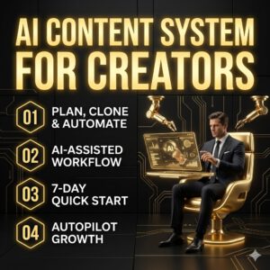 AI Content System for Creators | Social Media Automation Guide (Digital Product)