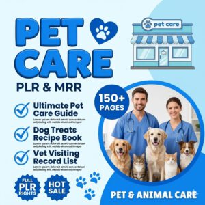 Pet Care Planner Bundle | PLR MRR (Digital Download)