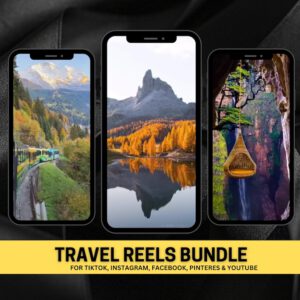 "Ultimate 600+ Faceless Travel Video Bundle: High-Quality Global Destinations for Reels, TikTok & Shorts (100% Profit MRR + PLR)!"