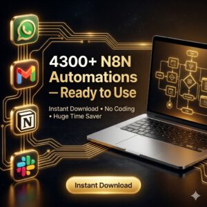 4300+ N8N Automation Workflow Templates | Business & Marketing (Digital Download)