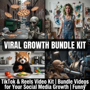 Viral Video Pack Ads Vol 4 | Bundle Videos for Your Social Media Growth TikTok & Reels Video Kit Funny