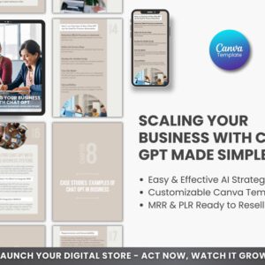 Master AI Marketing: Leverage ChatGPT to Automate Growth and Boost Sales (100% MRR & PLR Rights)