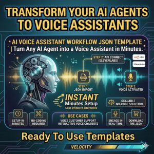 AI Voice Assistant: Your Ready-to-Use n8n & ElevenLabs Workflow